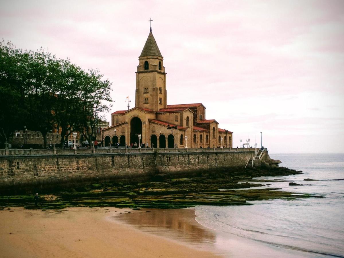 Les Casetes De San Lorenzo กิฮอน ภายนอก รูปภาพ
